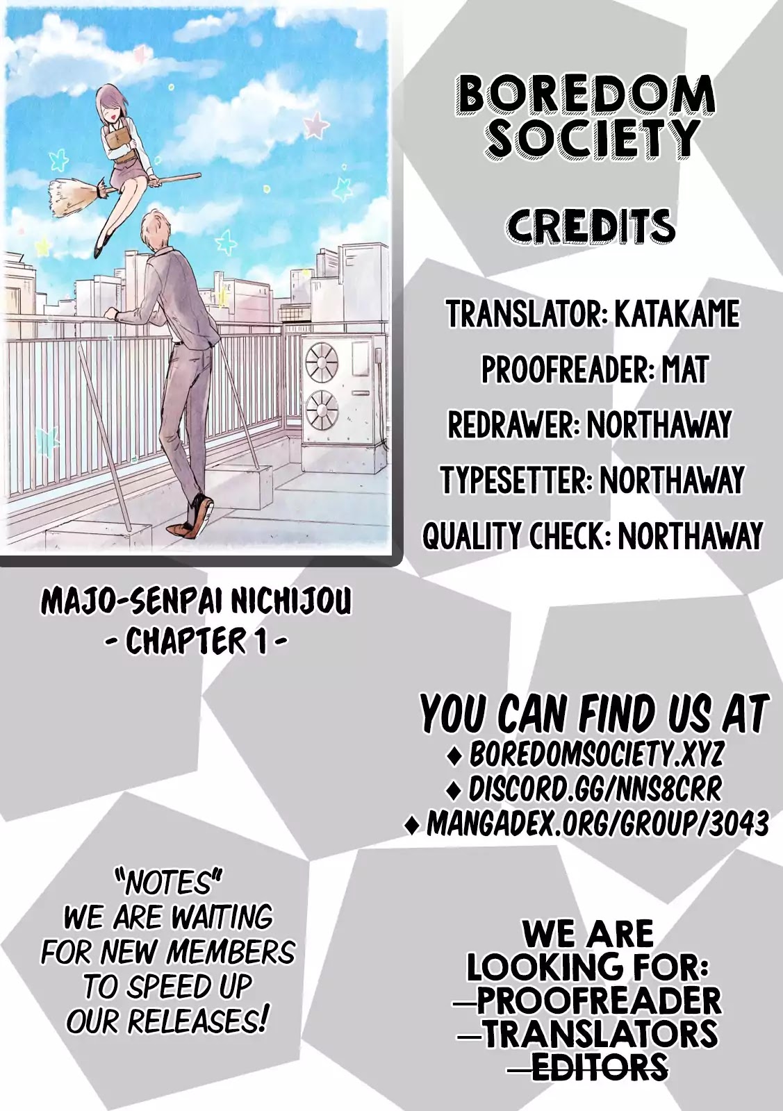 Majo-Senpai Nichijou chapter 1 page 6