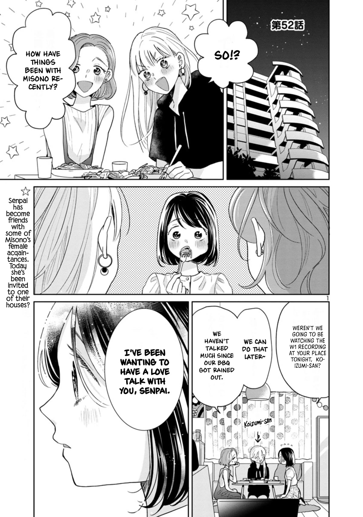 Majo-Senpai Nichijou chapter 52 page 1