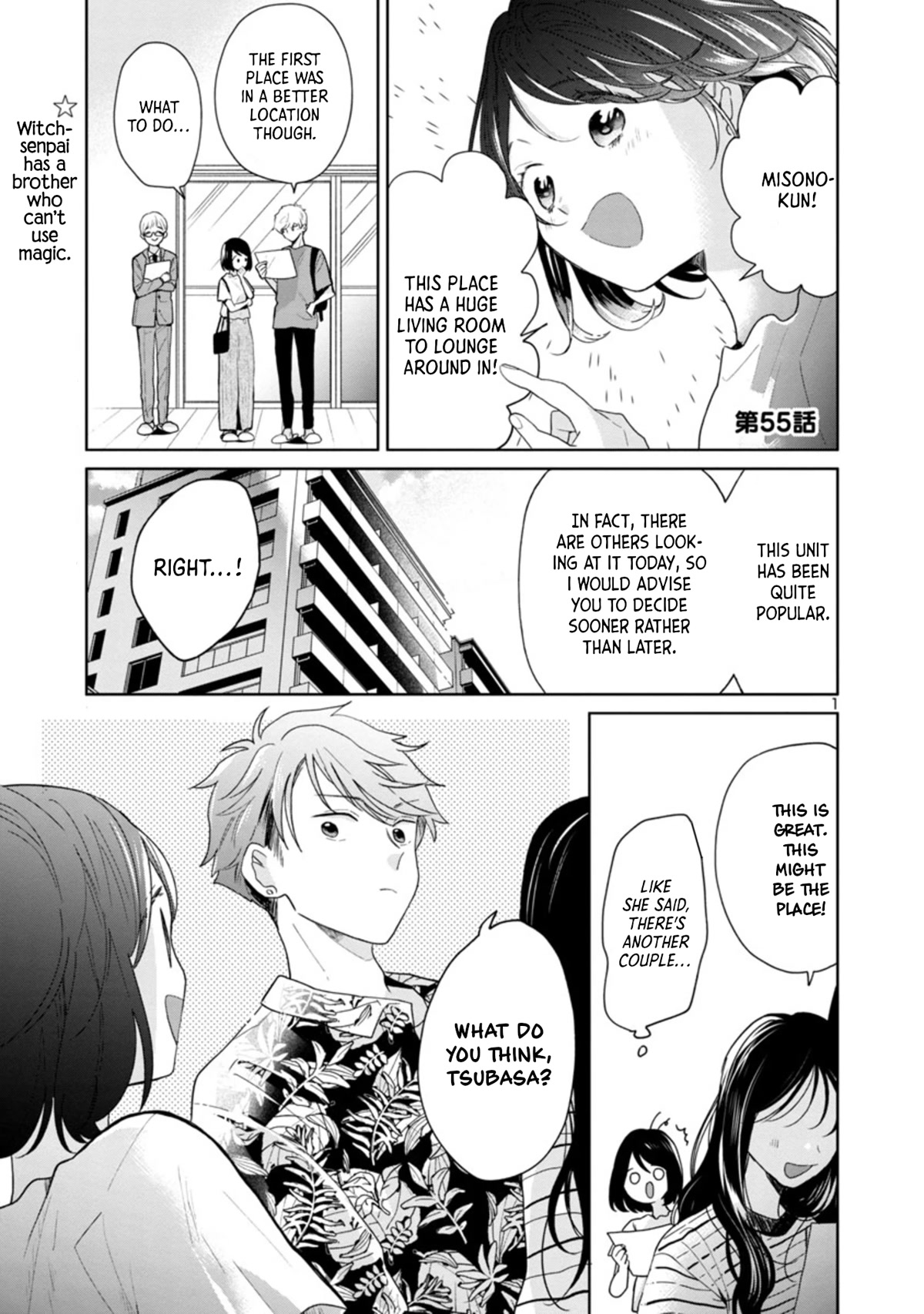 Majo-Senpai Nichijou chapter 55 page 1