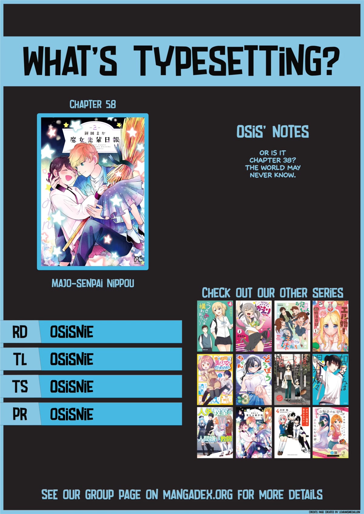 Majo-Senpai Nichijou chapter 58 page 6