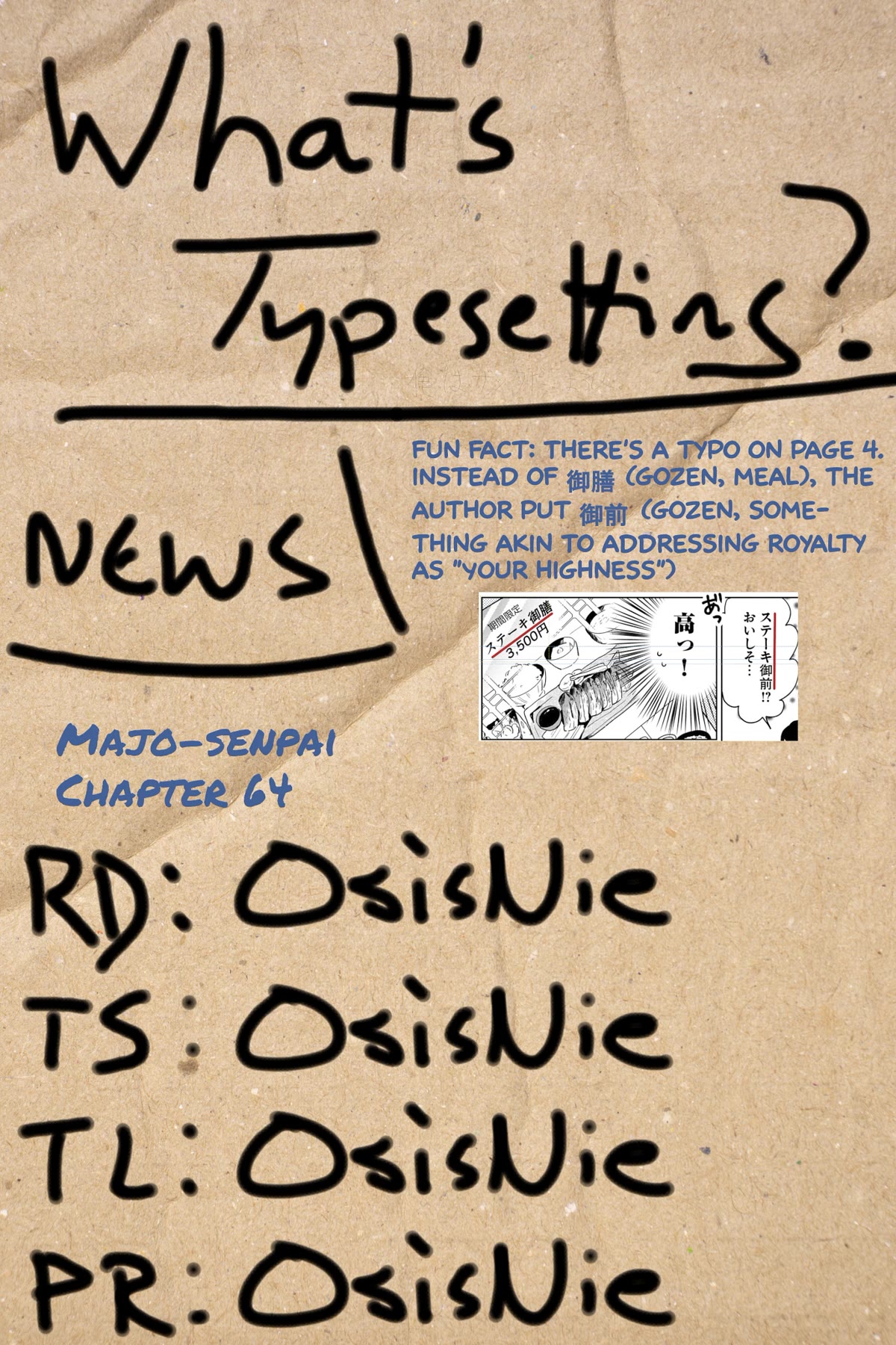 Majo-Senpai Nichijou chapter 64 page 8