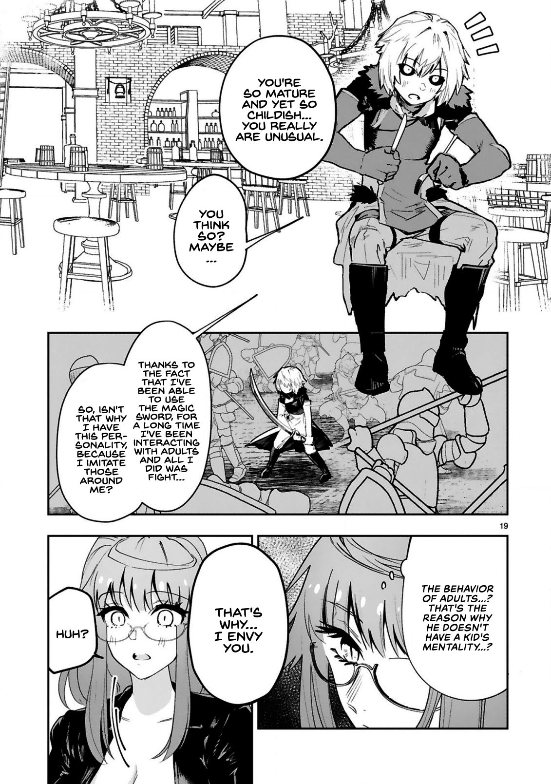 Maken Tsukai No Moto Shounen Hei Wa, Moto Teki Kanbu No Onee-San To Issho Ni Ikitai chapter 2.2 page 8