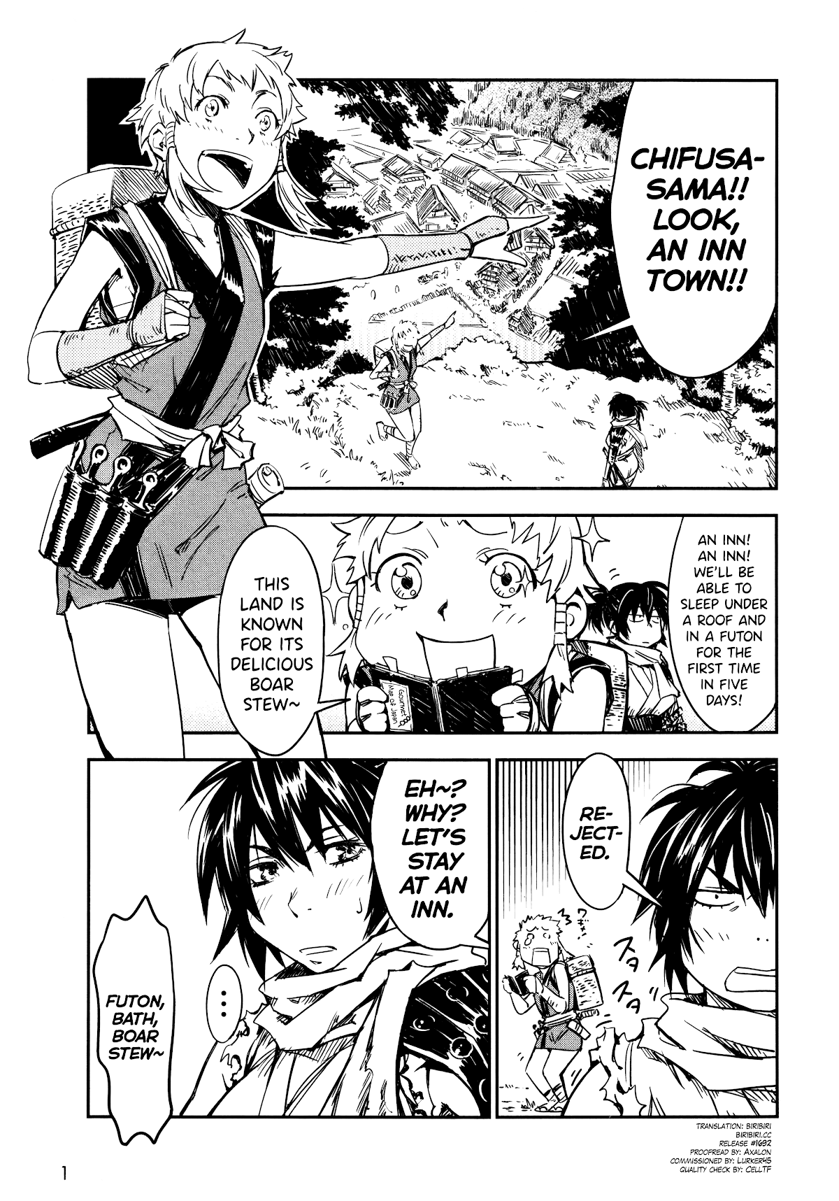 Manyuu Hikenchou chapter 7 page 1