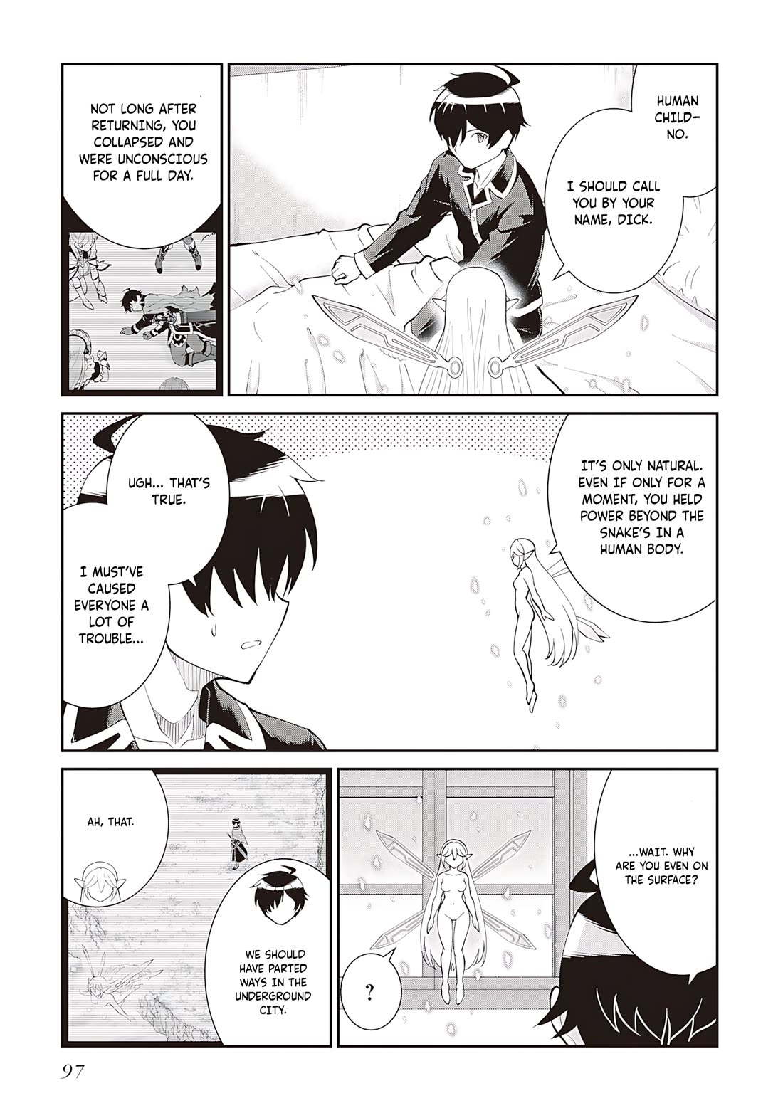 Maou Toubatsu Shita Ato, Medachitakunai node Guild Master ni Natta chapter 59 page 4