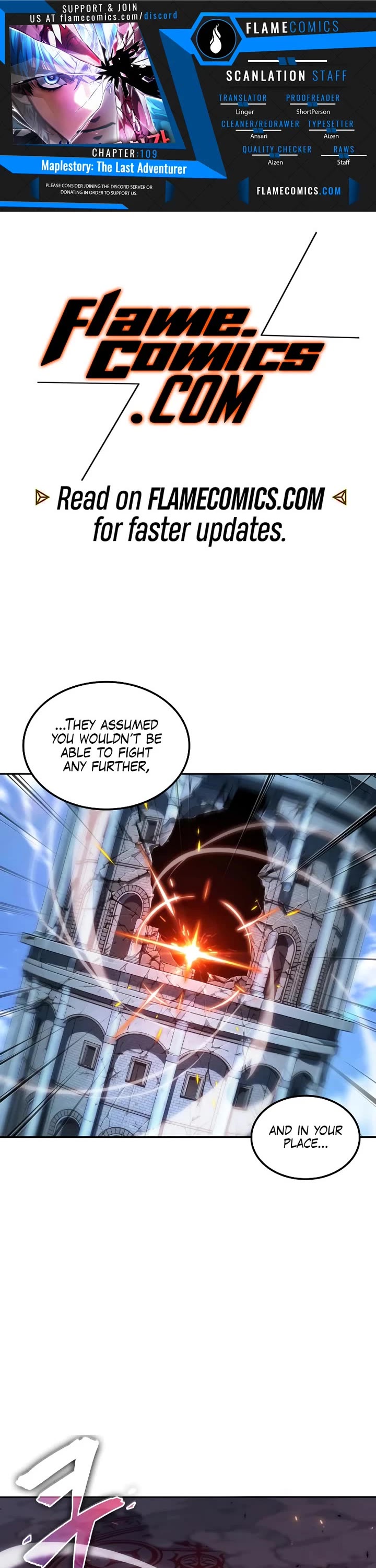 Maplestory: The Last Adventurer chapter 109 page 1