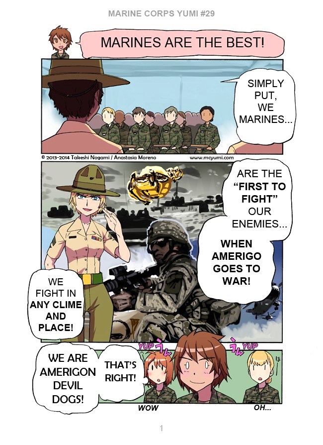 Marine Corps Yumi chapter 85 page 1