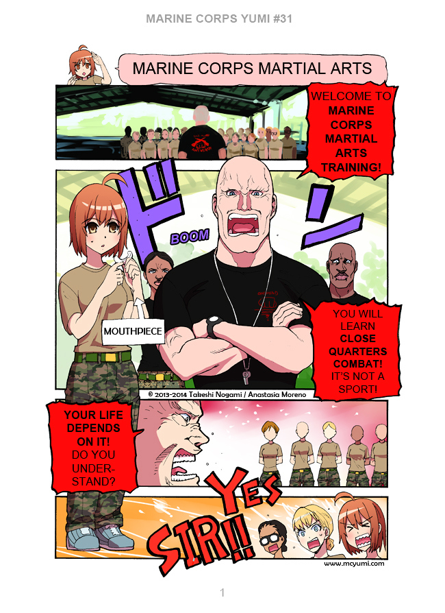 Marine Corps Yumi chapter 87 page 1