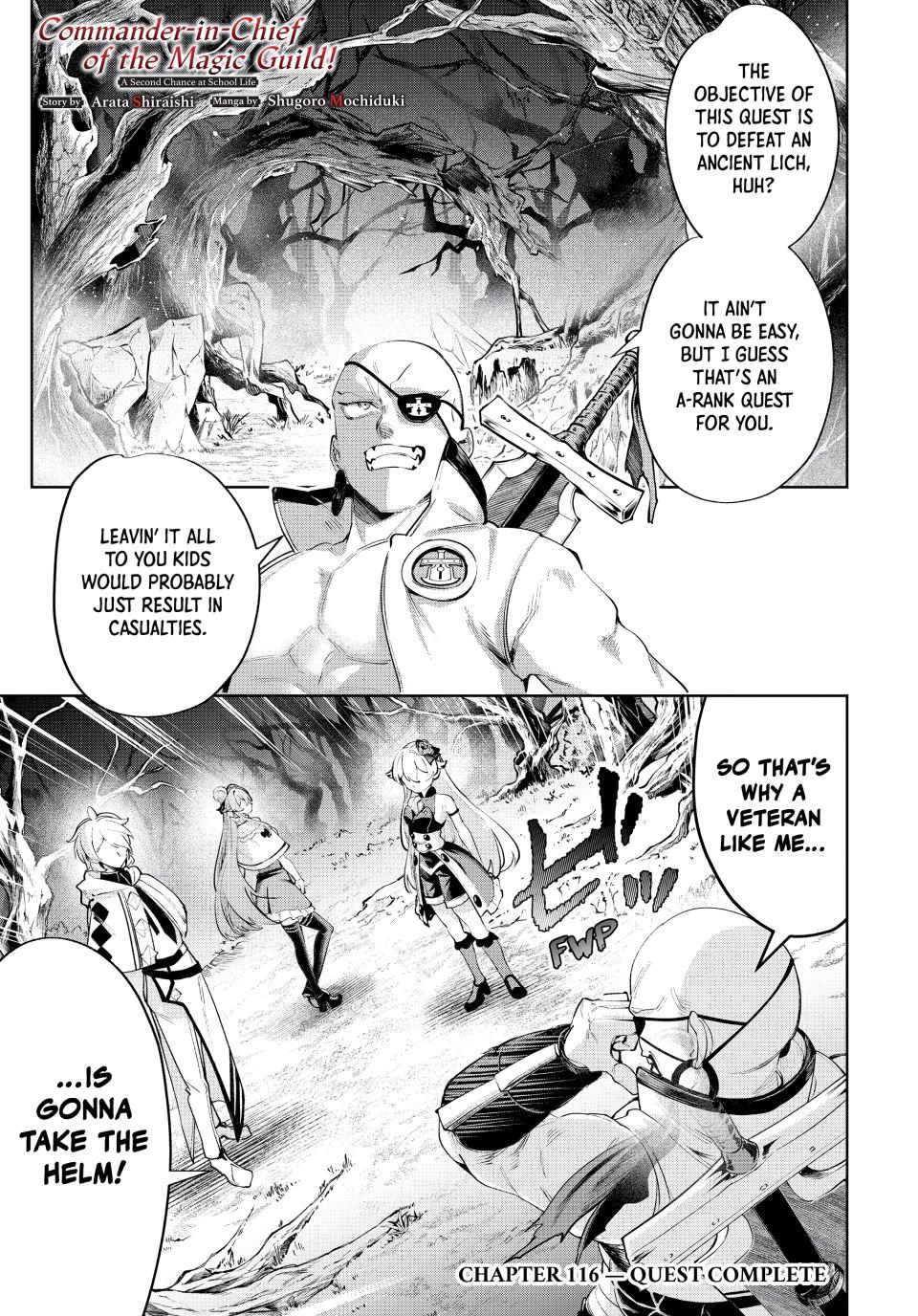 Master of the Magic Guild ~ Reborn and Starting Over Now for the Second Time at the Academy chapter 116 page 1