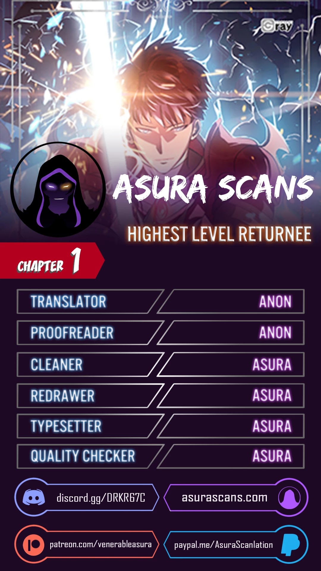 Max Level Returner chapter 1 page 1