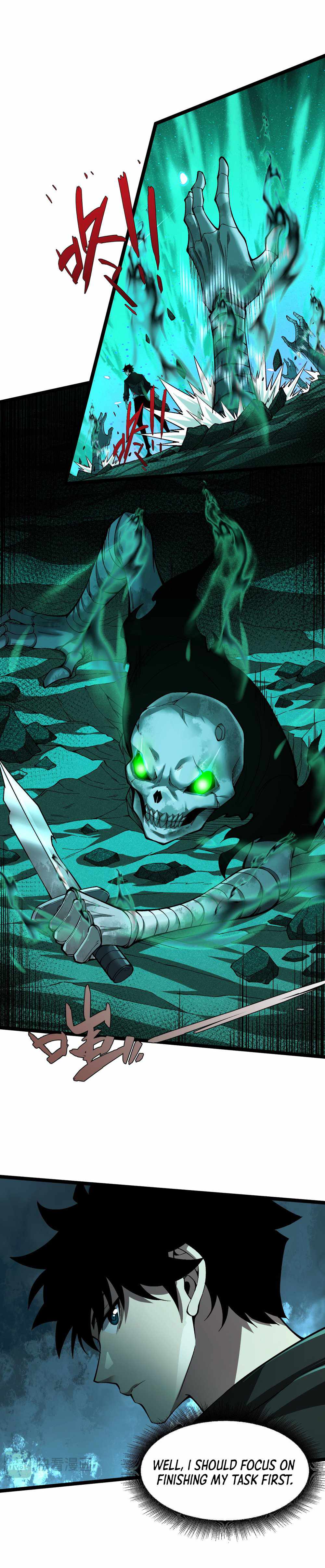 Maxed Strength Necromancer chapter 1 page 24