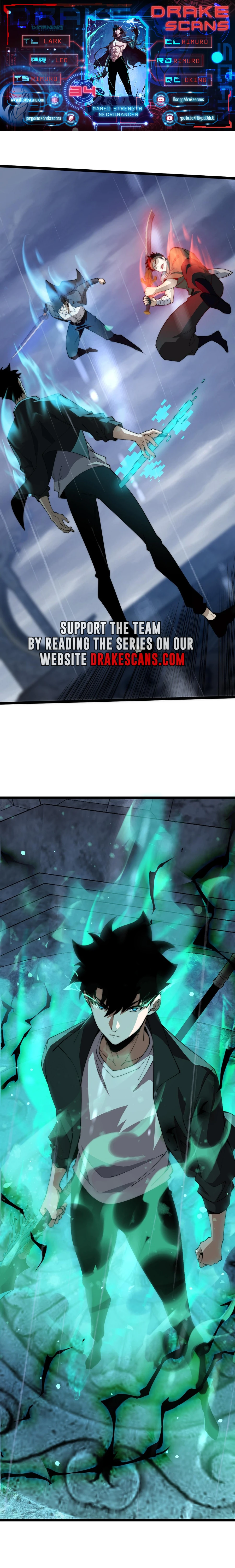 Maxed Strength Necromancer chapter 34 page 1