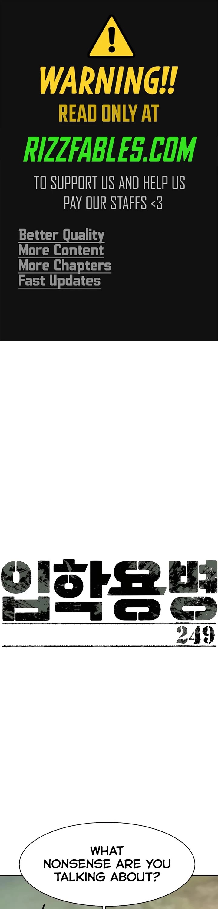 Mercenary Enrollment chapter 249 page 1