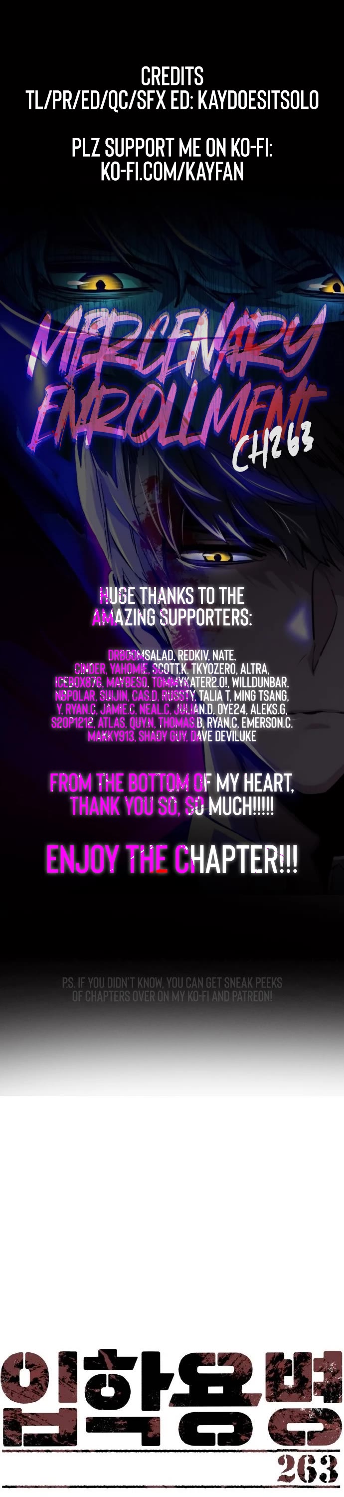 Mercenary Enrollment chapter 263 page 1