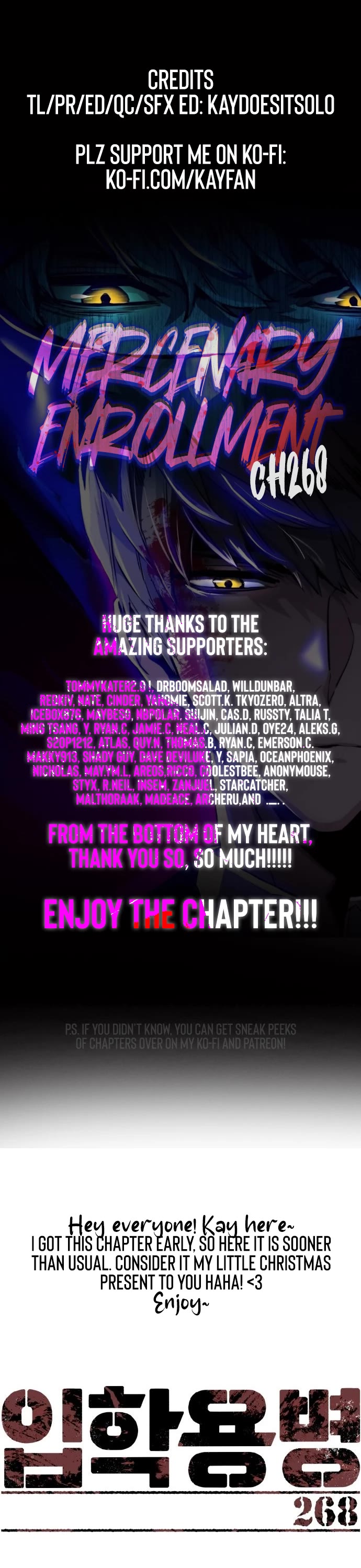 Mercenary Enrollment chapter 268 page 1