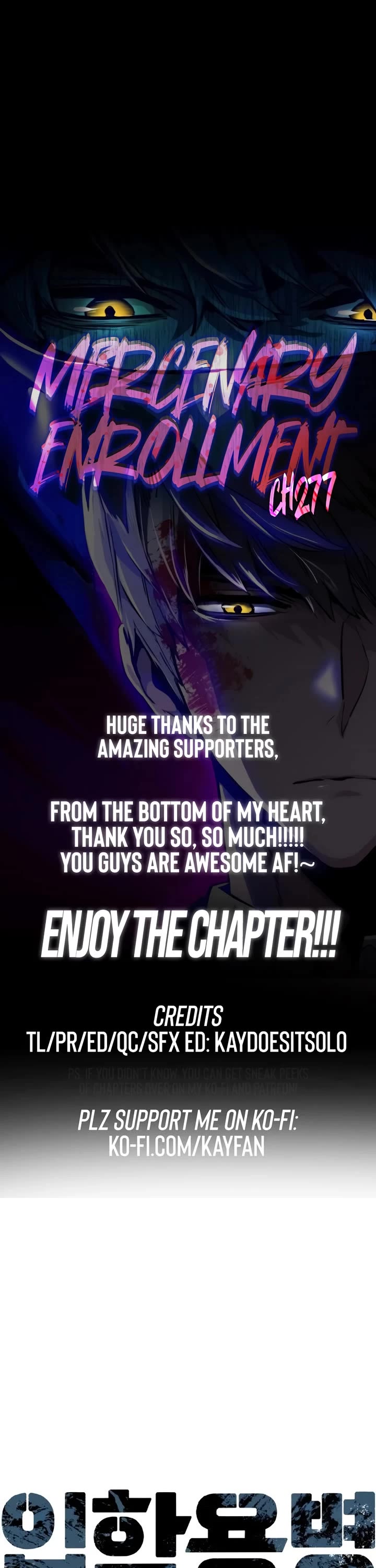 Mercenary Enrollment chapter 277 page 1