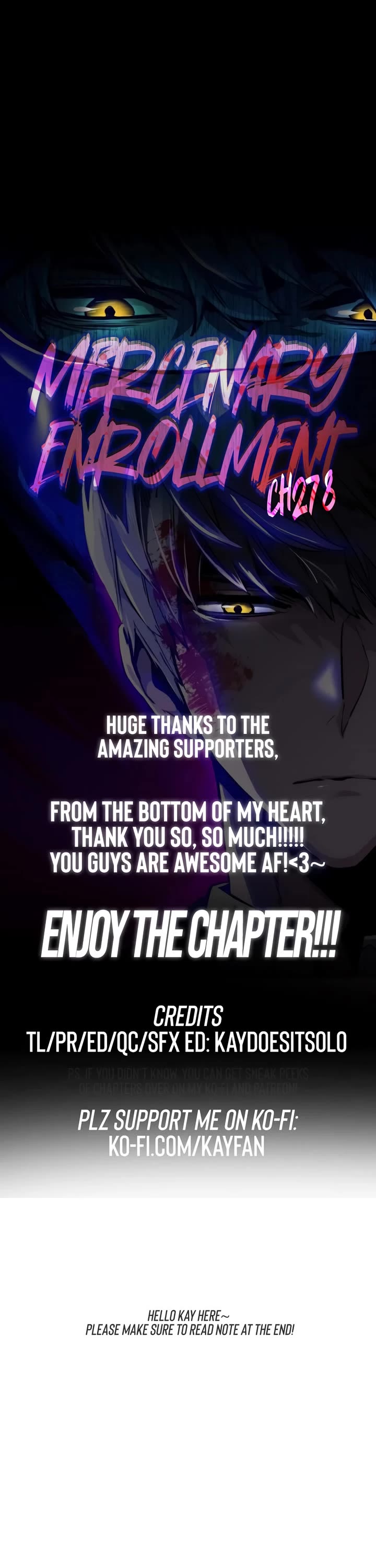 Mercenary Enrollment chapter 278 page 1