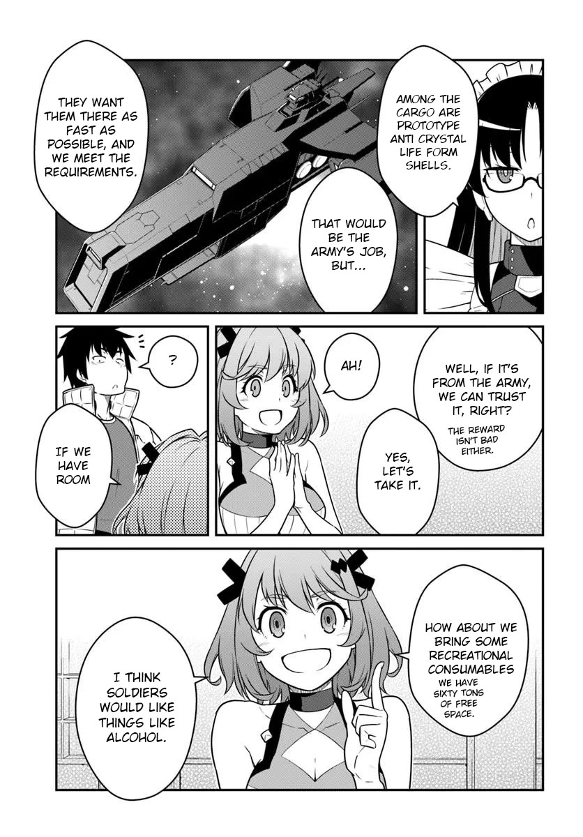 Mezametara Saikyou Soubi to Uchuusen-mochi Datta no de, Ikkodate Mezashite Youhei Toshite Jiyuu ni Ikitai chapter 50 page 27