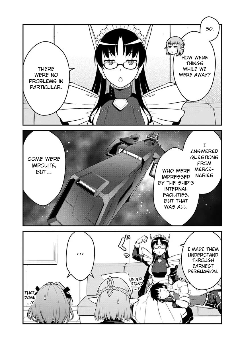 Mezametara Saikyou Soubi to Uchuusen-mochi Datta no de, Ikkodate Mezashite Youhei Toshite Jiyuu ni Ikitai chapter 57.1 page 9