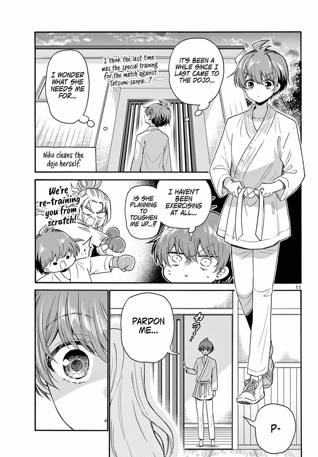 Mikadono Sanshimai wa Angai, Choroi chapter 116 page 11