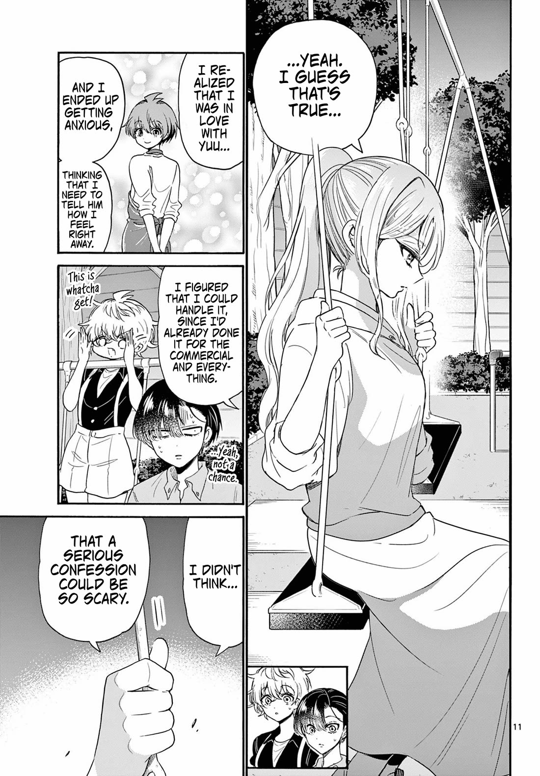 Mikadono Sanshimai wa Angai, Choroi chapter 117 page 11