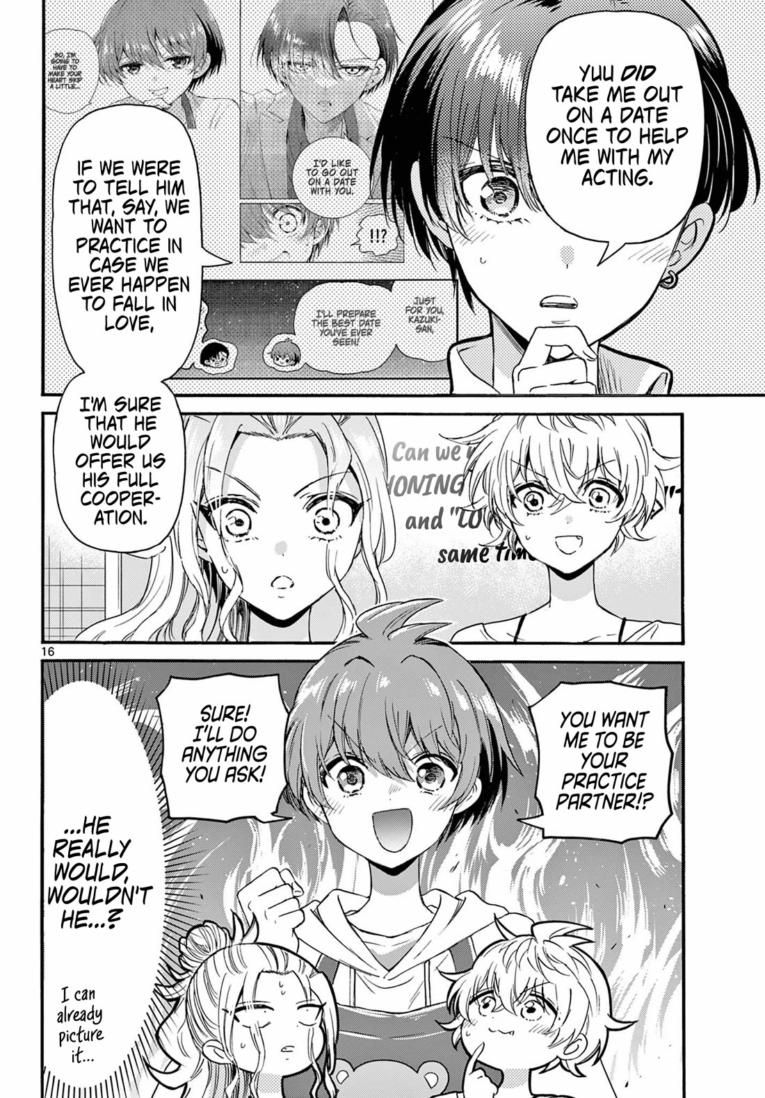 Mikadono Sanshimai wa Angai, Choroi chapter 126 page 16