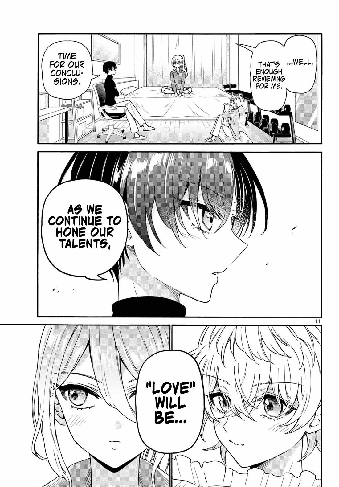 Mikadono Sanshimai wa Angai, Choroi chapter 154 page 11