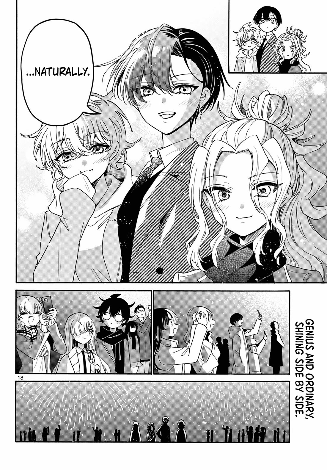 Mikadono Sanshimai wa Angai, Choroi chapter 182 page 18
