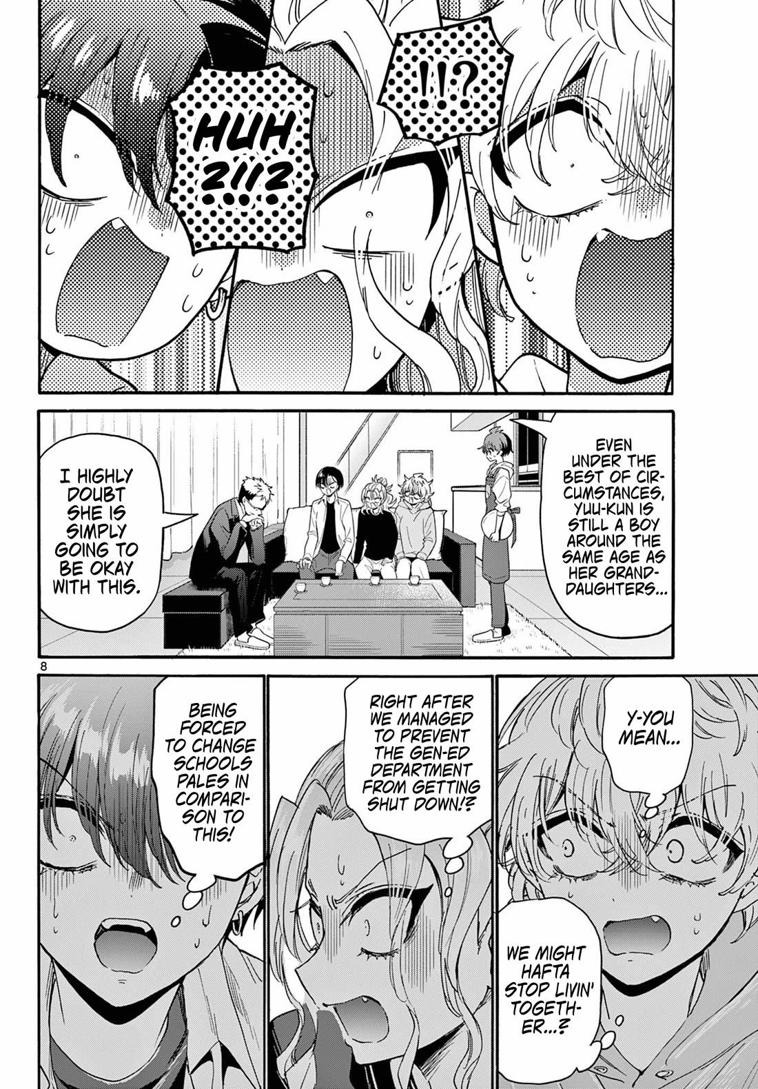 Mikadono Sanshimai wa Angai, Choroi chapter 185 page 8