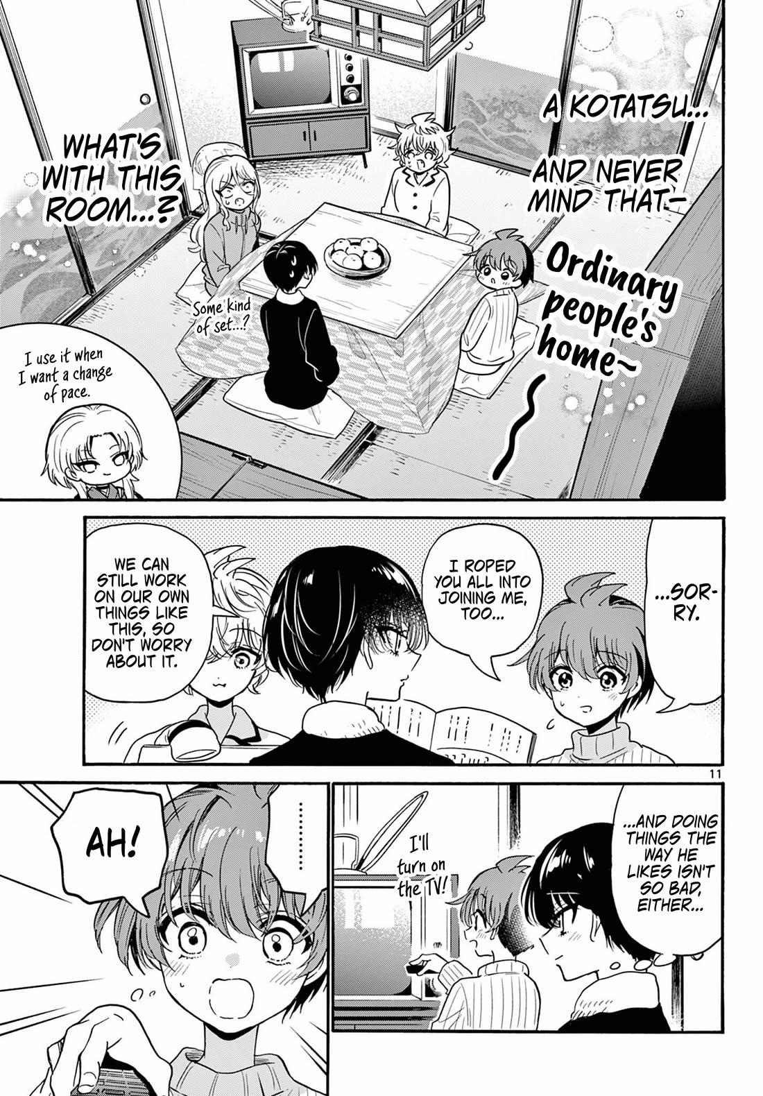 Mikadono Sanshimai wa Angai, Choroi chapter 187 page 11