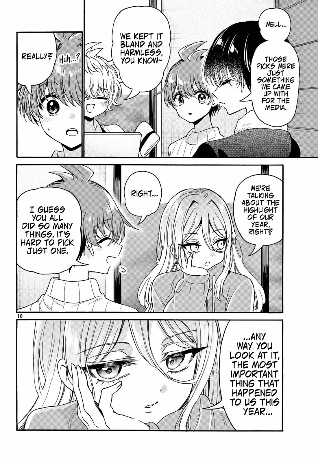 Mikadono Sanshimai wa Angai, Choroi chapter 187 page 16