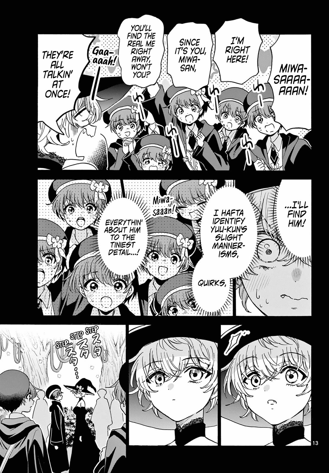 Mikadono Sanshimai wa Angai, Choroi chapter 188 page 13