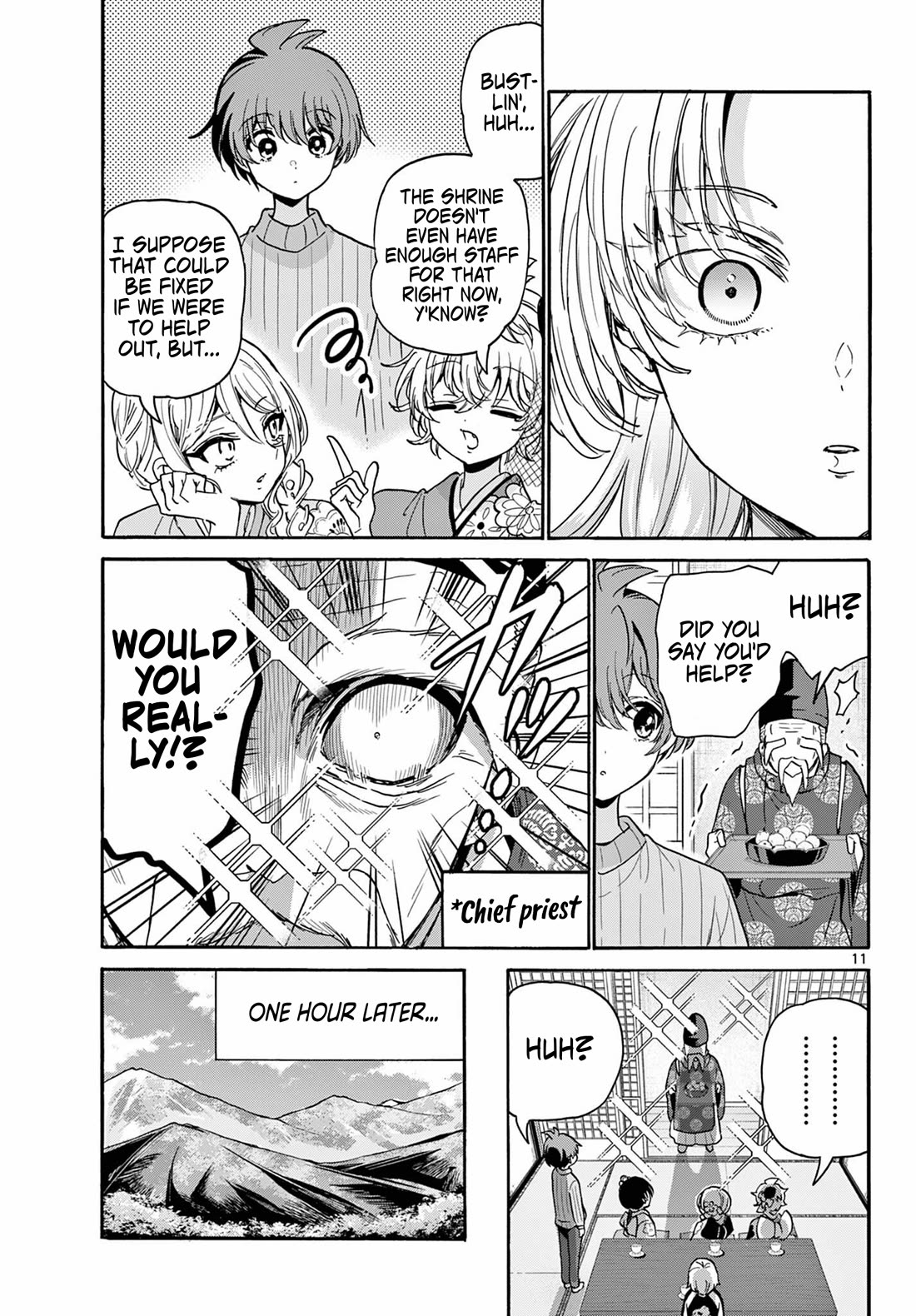 Mikadono Sanshimai wa Angai, Choroi chapter 189 page 11