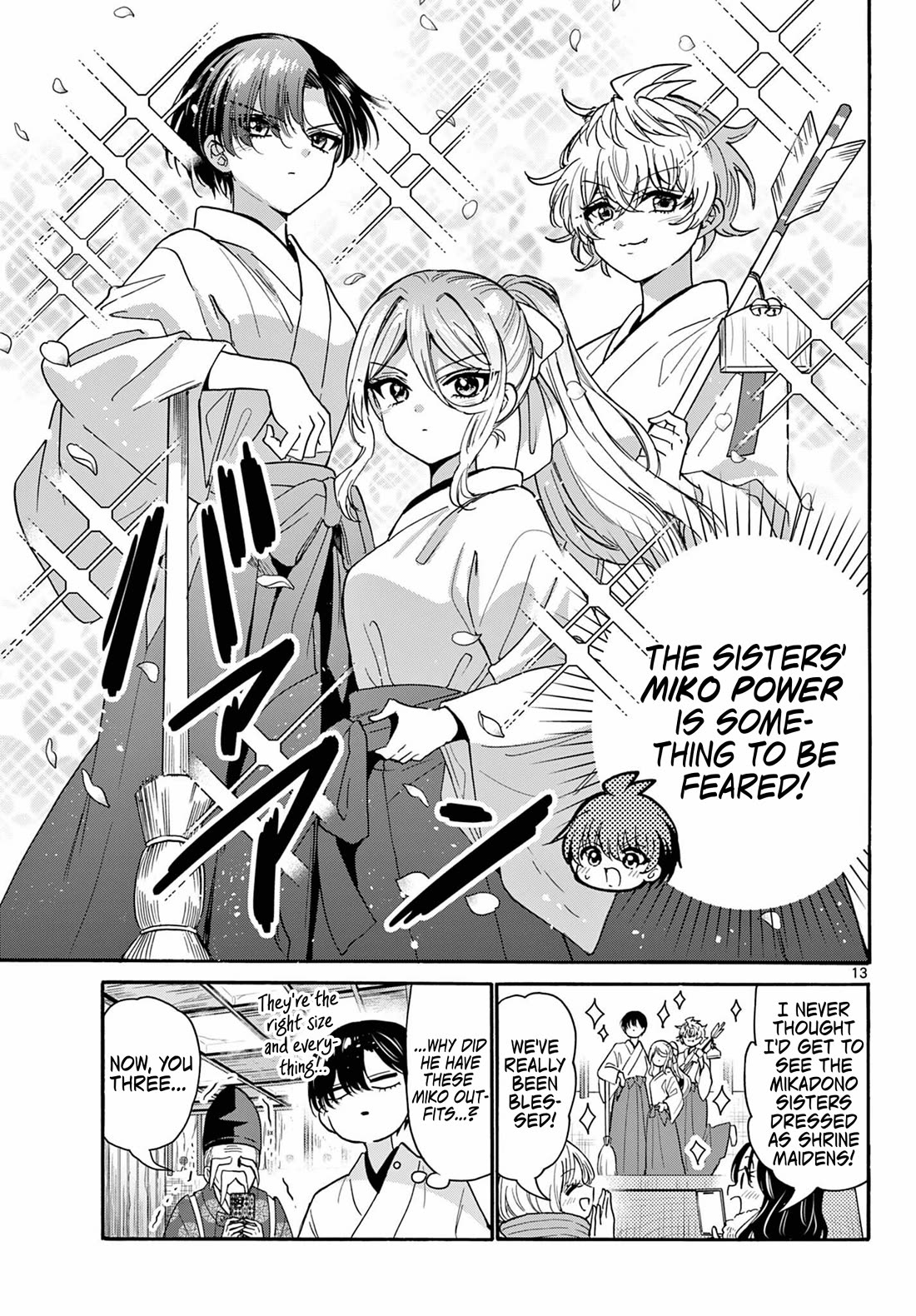 Mikadono Sanshimai wa Angai, Choroi chapter 189 page 13