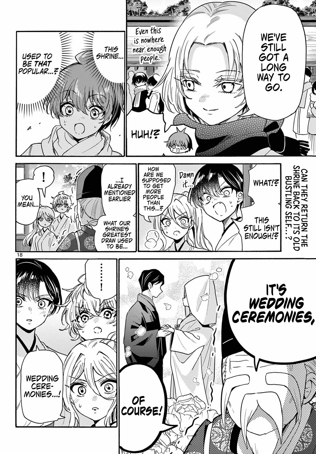 Mikadono Sanshimai wa Angai, Choroi chapter 189 page 18