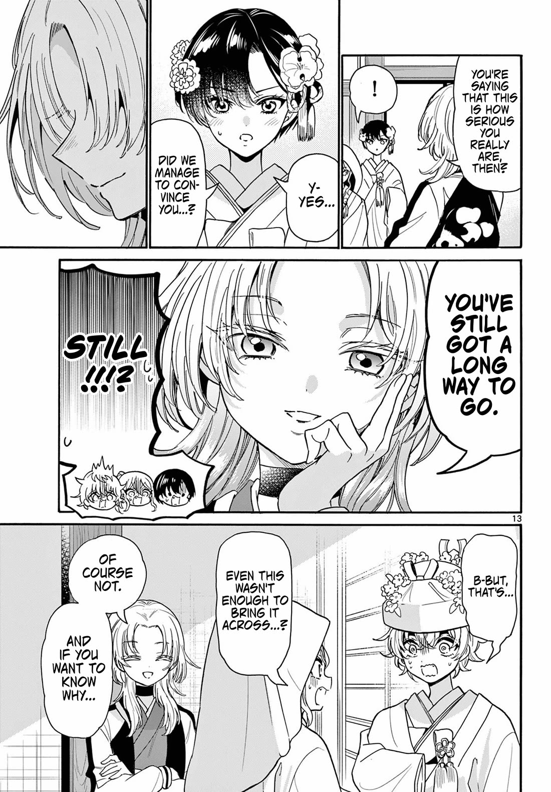 Mikadono Sanshimai wa Angai, Choroi chapter 190 page 12