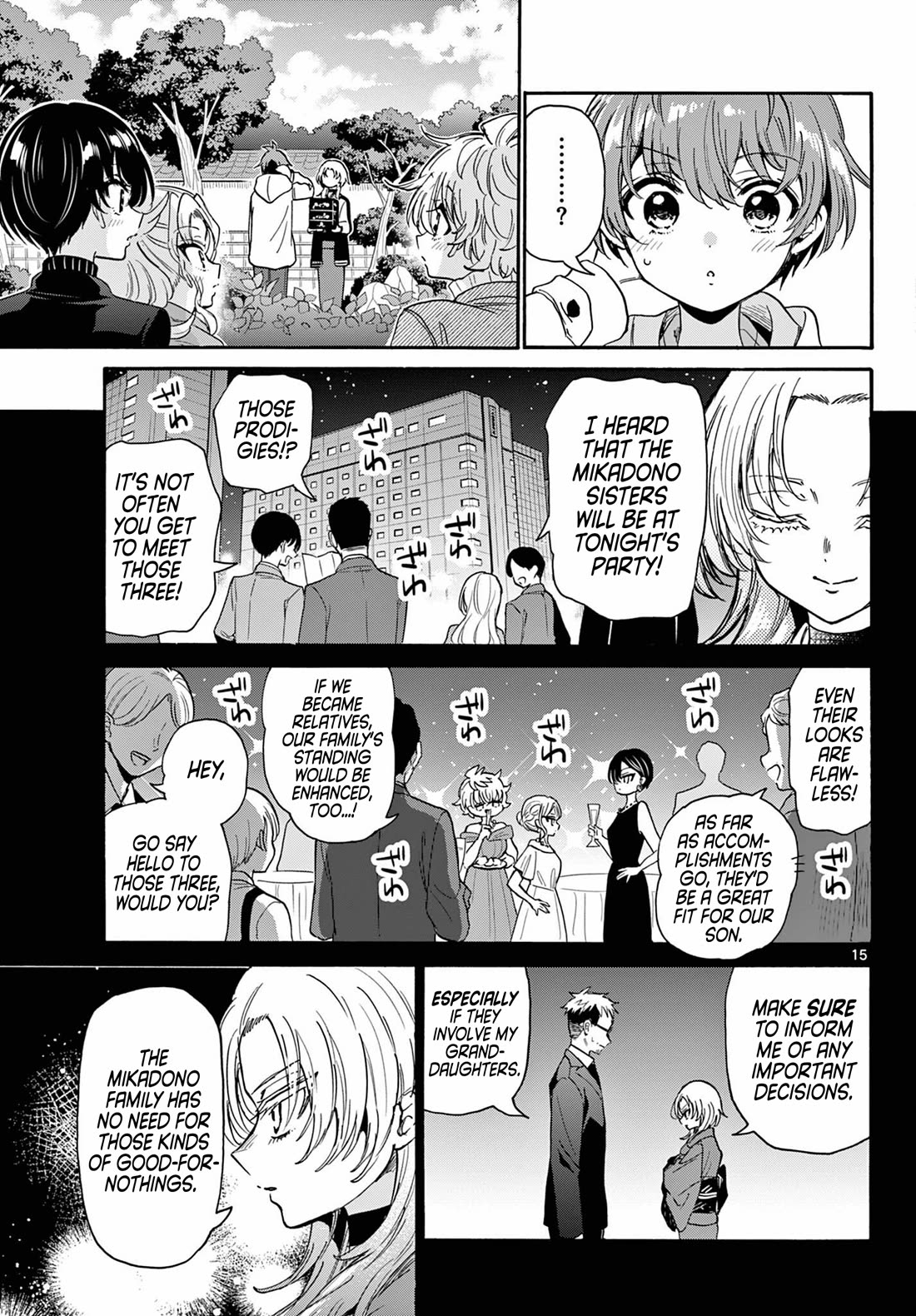 Mikadono Sanshimai wa Angai, Choroi chapter 191 page 15