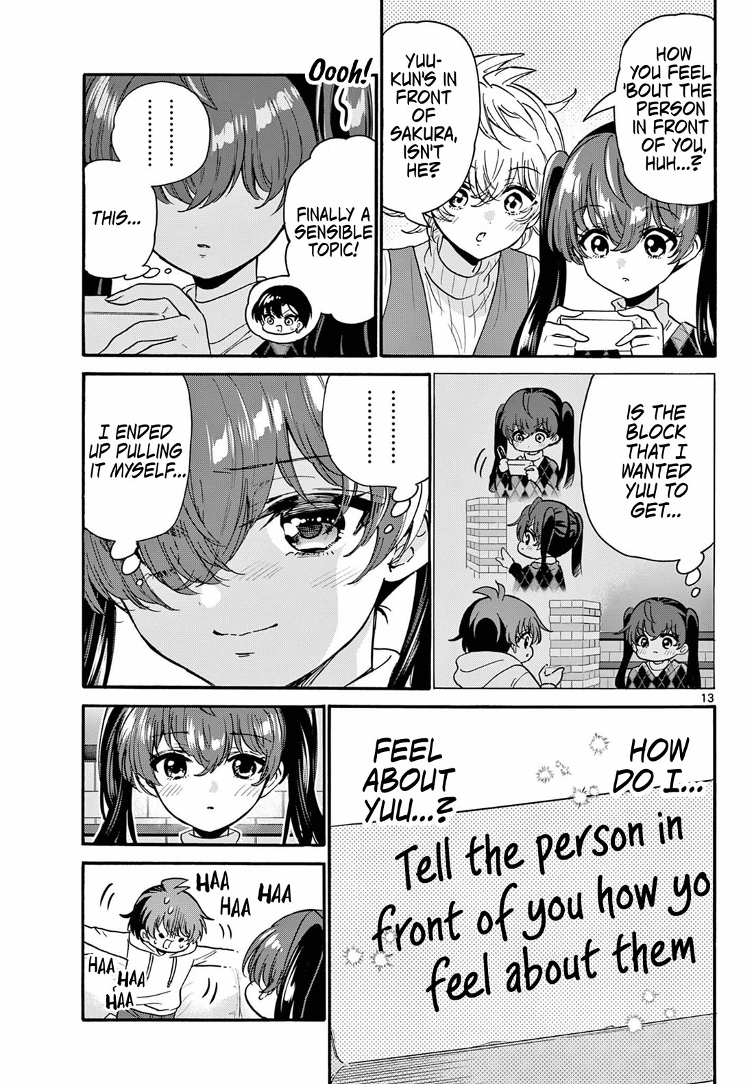 Mikadono Sanshimai wa Angai, Choroi chapter 192 page 13