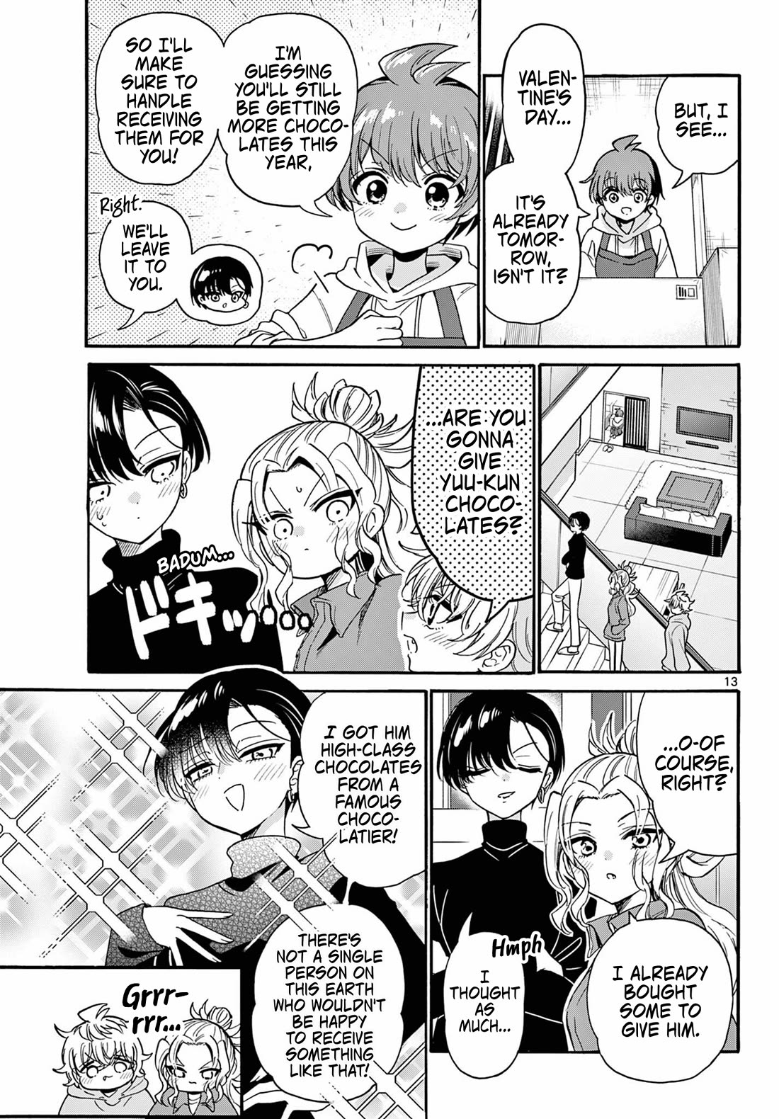 Mikadono Sanshimai wa Angai, Choroi chapter 194 page 13