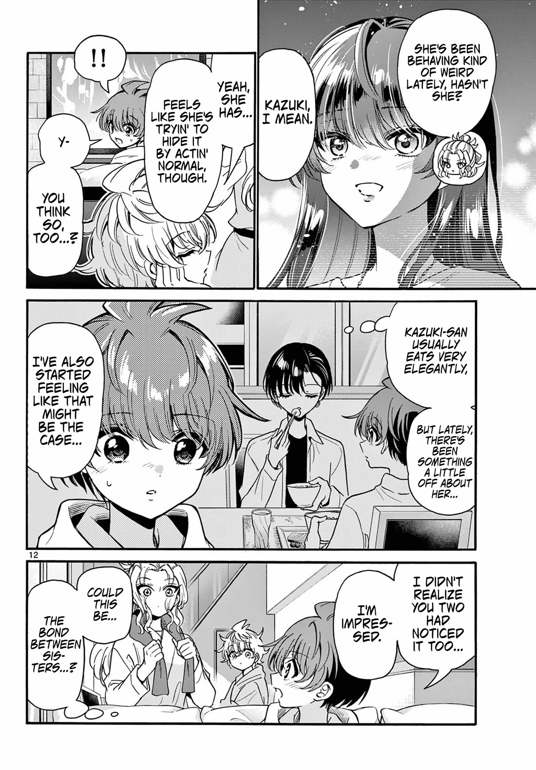 Mikadono Sanshimai wa Angai, Choroi chapter 196 page 12