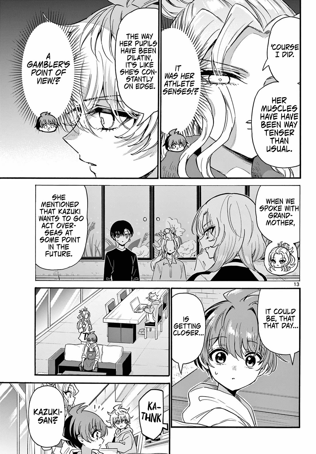 Mikadono Sanshimai wa Angai, Choroi chapter 196 page 13