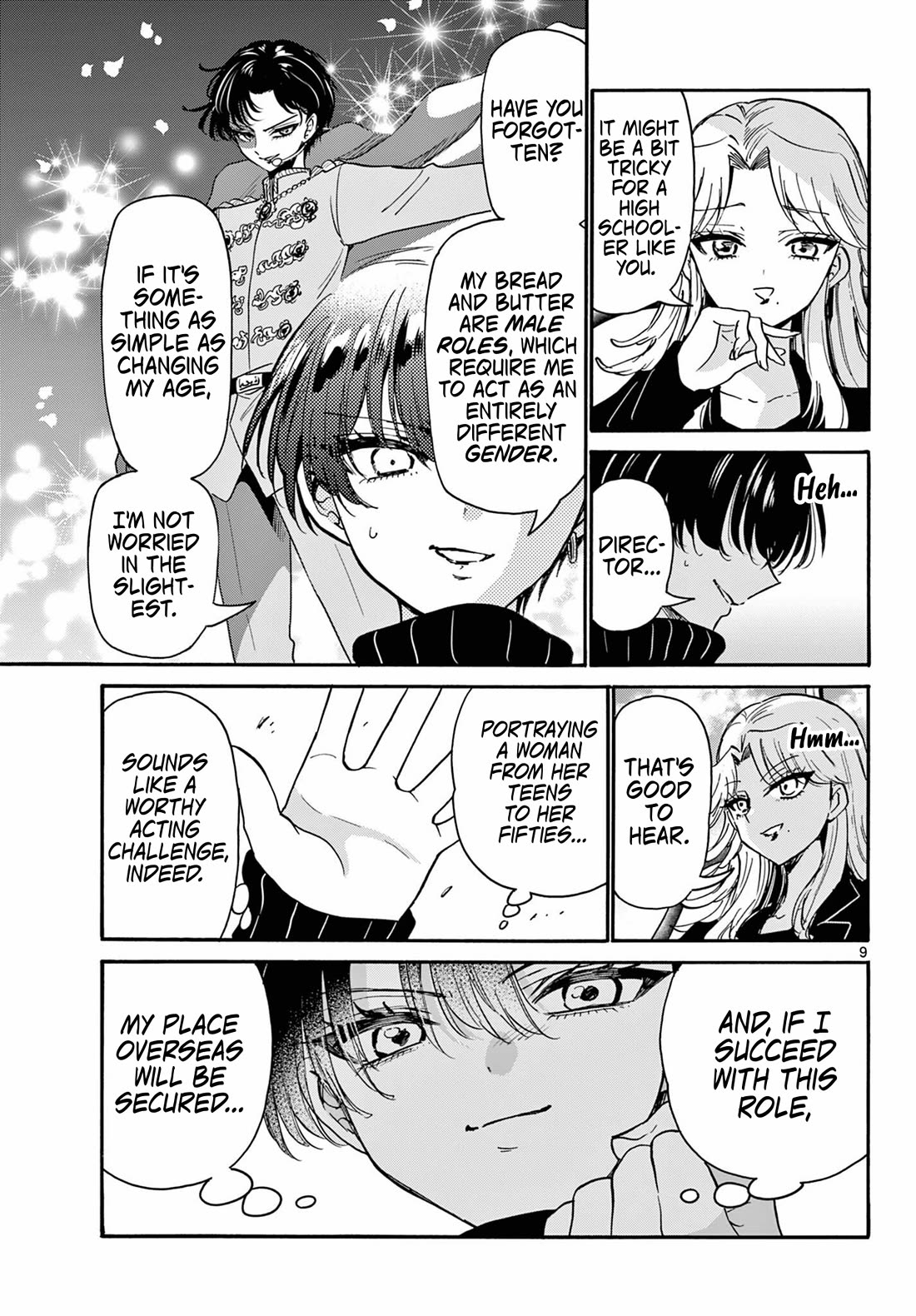 Mikadono Sanshimai wa Angai, Choroi chapter 196 page 9