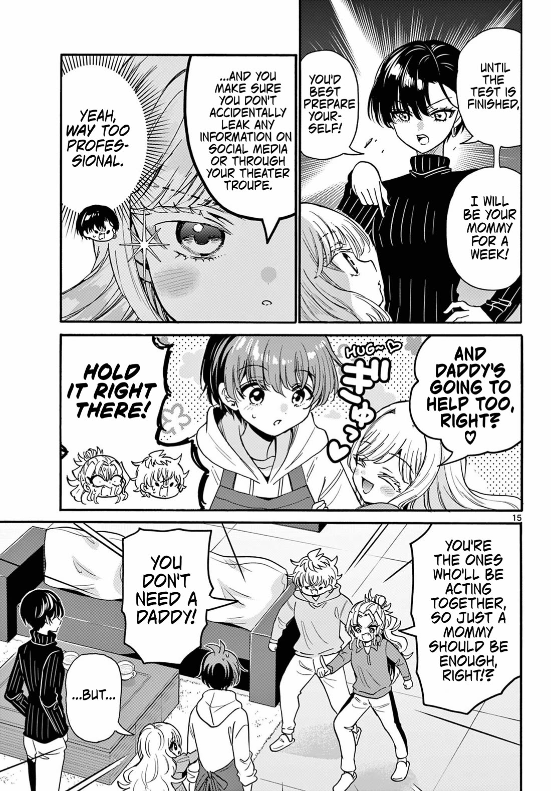 Mikadono Sanshimai wa Angai, Choroi chapter 197 page 15