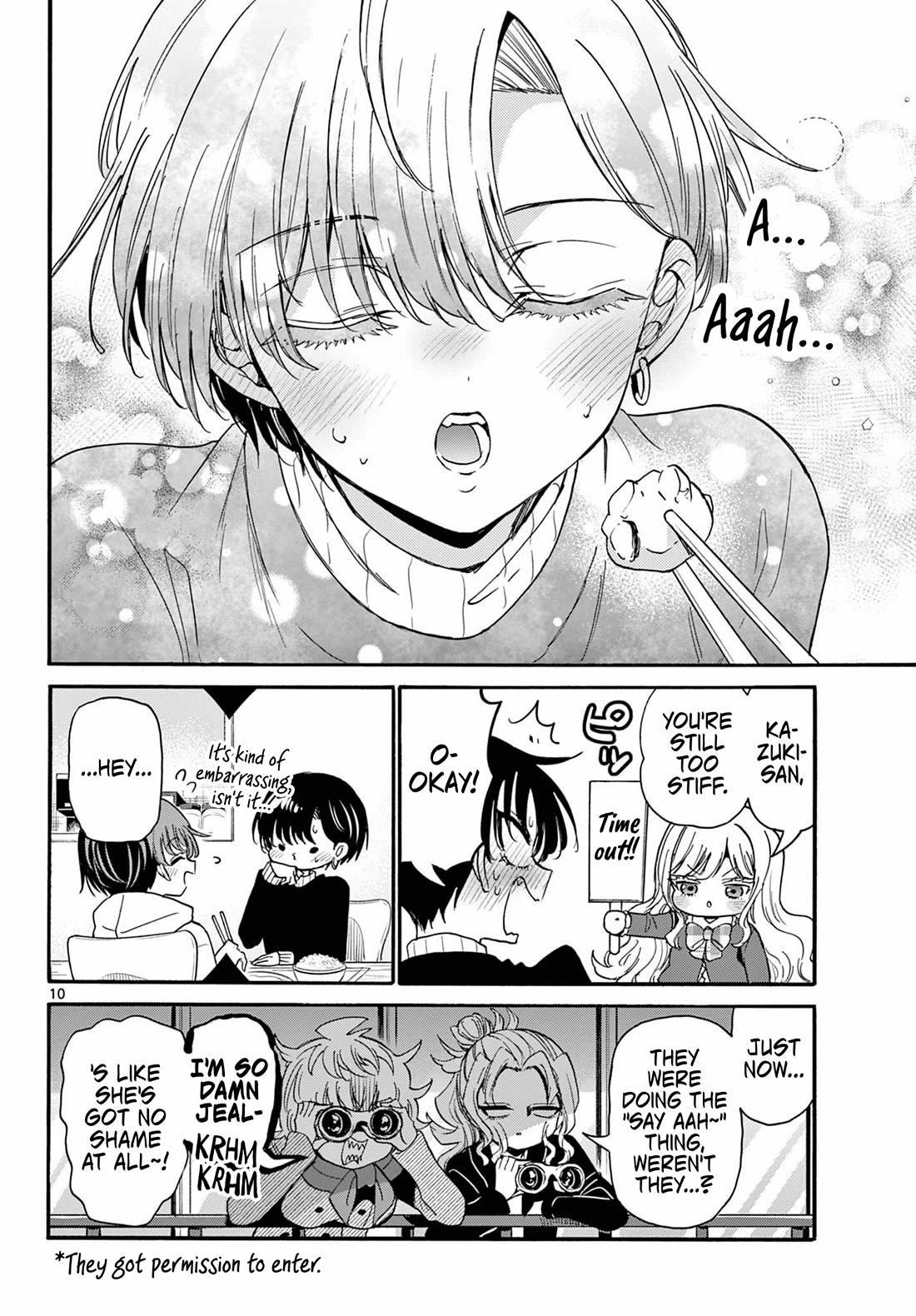 Mikadono Sanshimai wa Angai, Choroi chapter 198 page 10