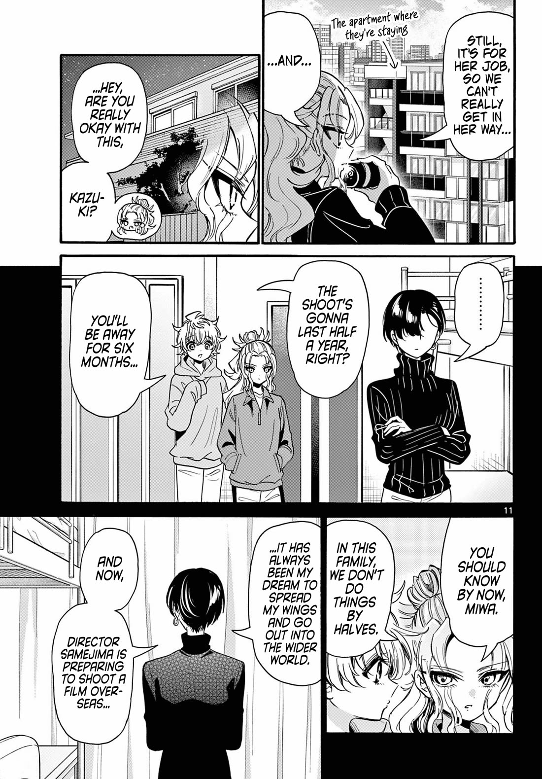 Mikadono Sanshimai wa Angai, Choroi chapter 198 page 11