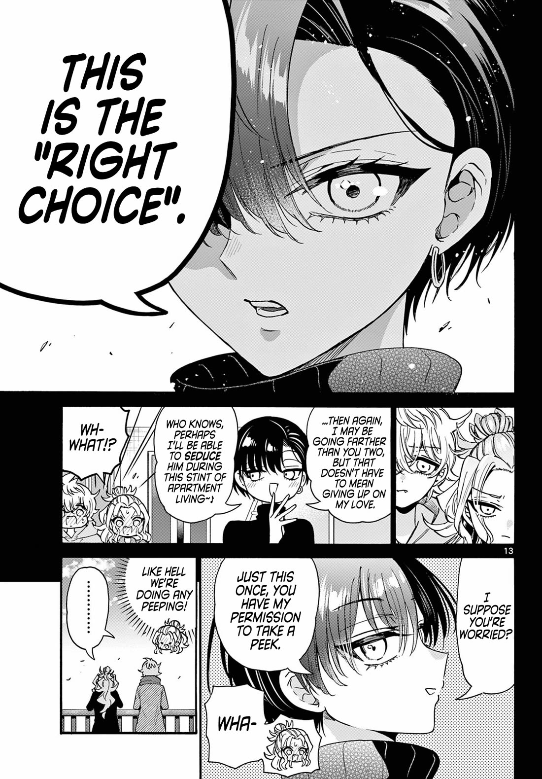 Mikadono Sanshimai wa Angai, Choroi chapter 198 page 13