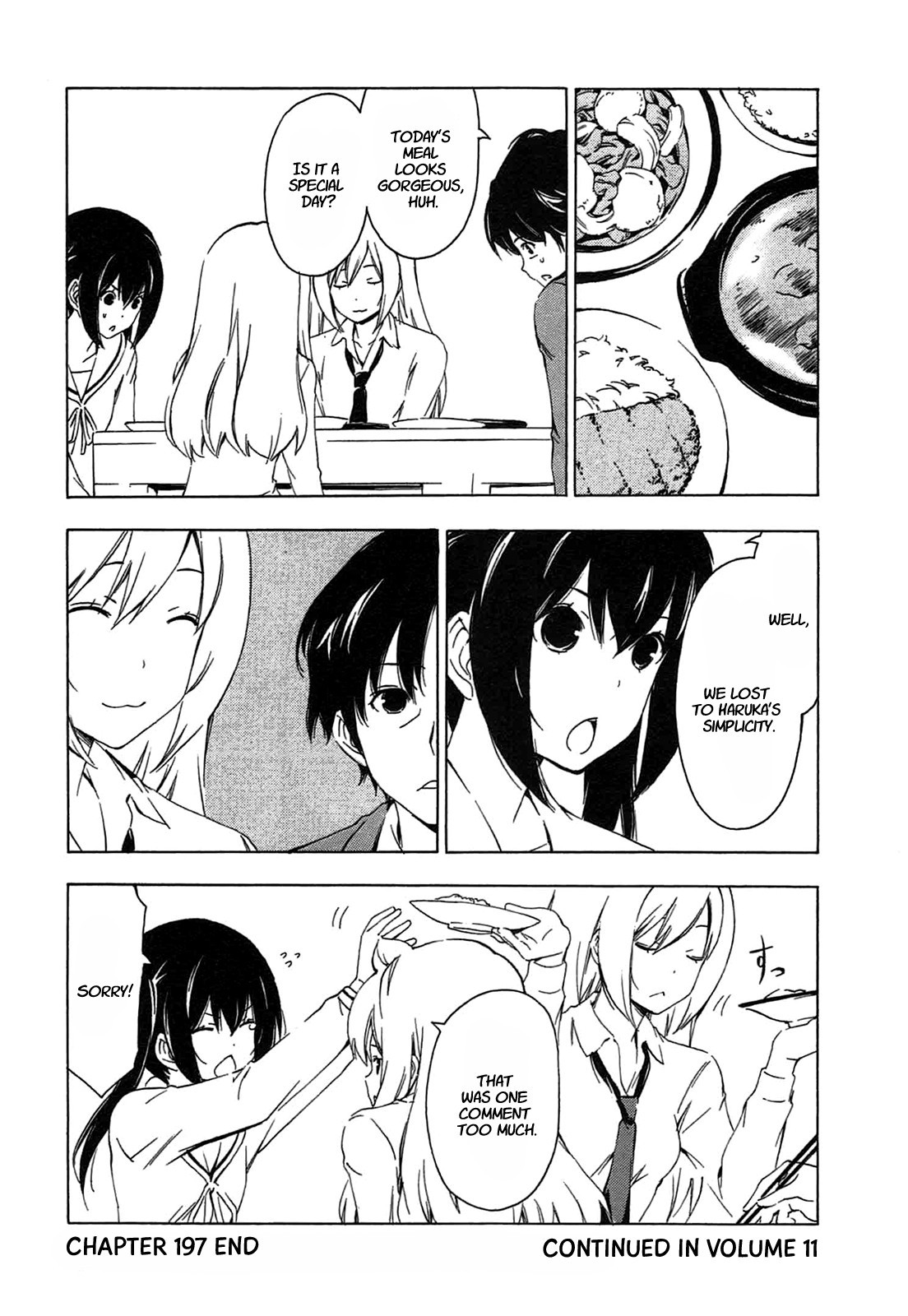 Minami-ke chapter 197 page 8