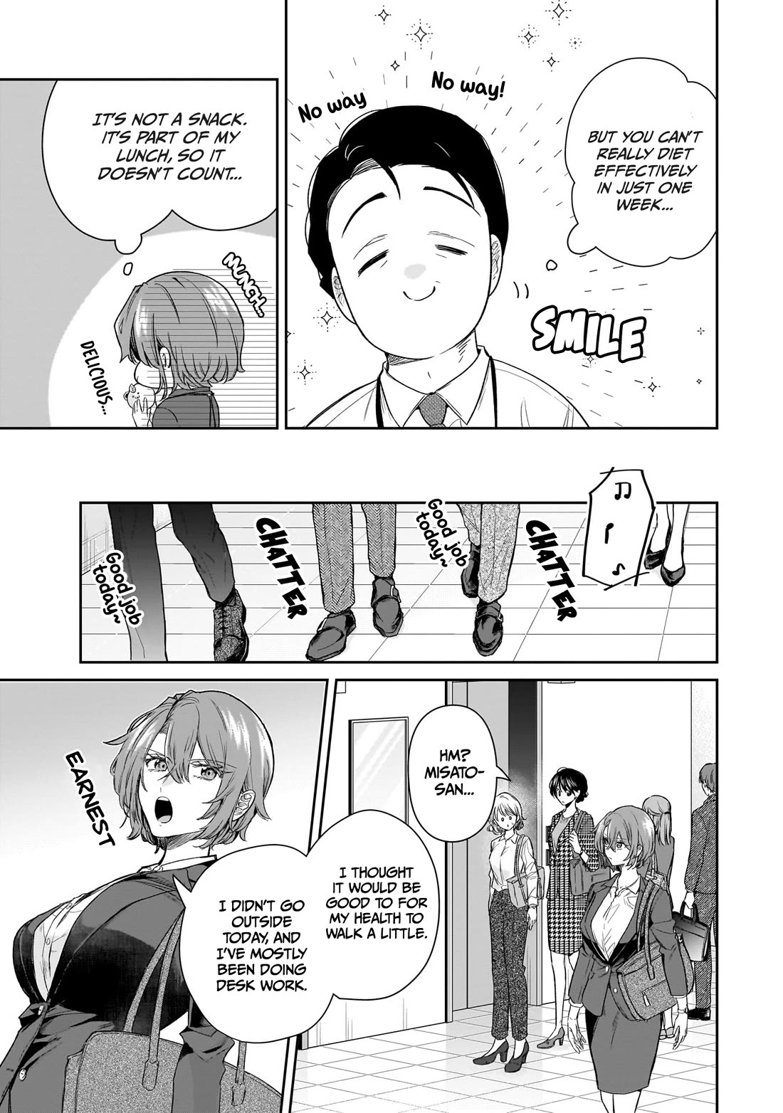 Misato-san is a Bit Cold Towards Her Boss Who Pampers chapter 20 page 7