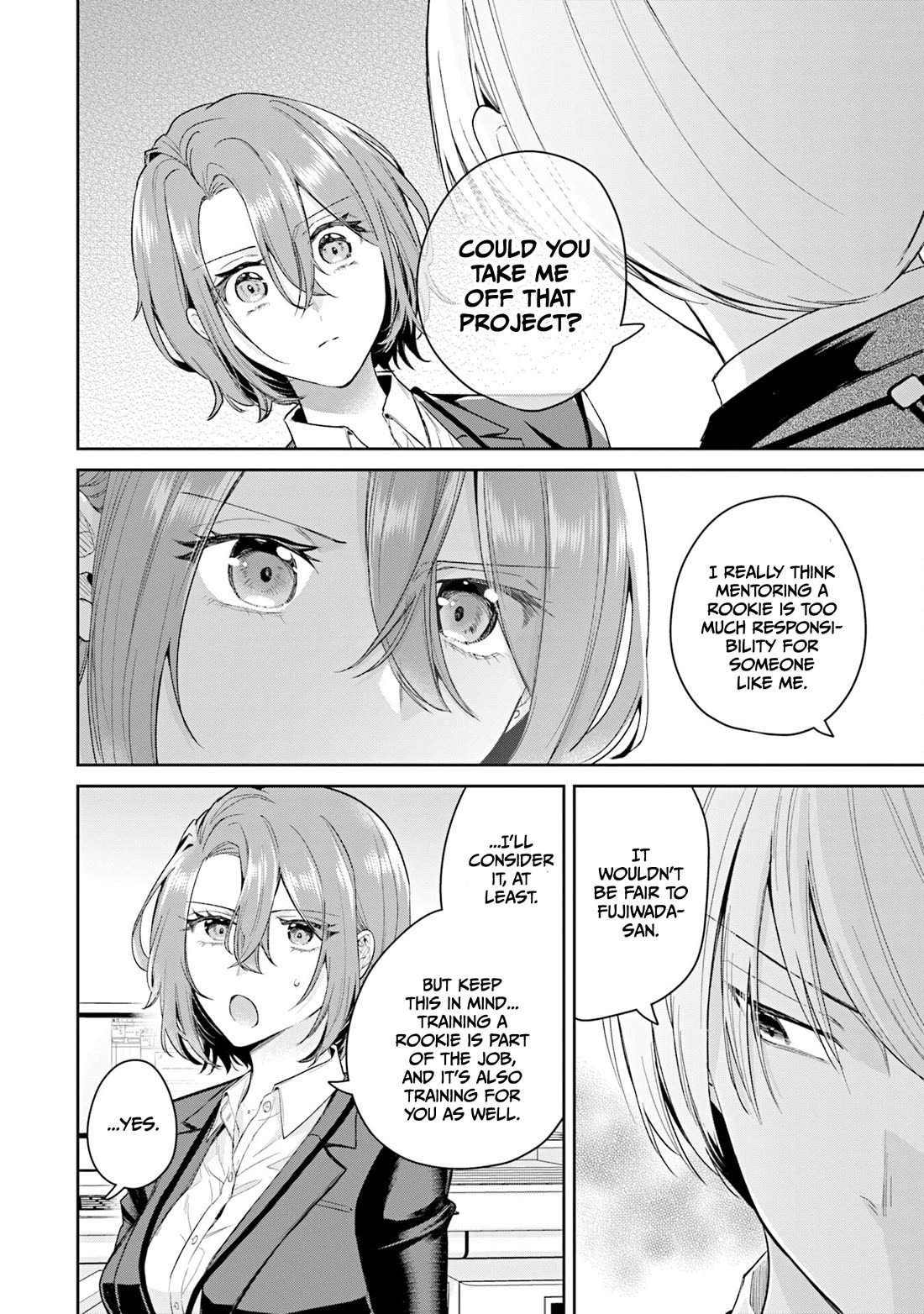 Misato-san is a Bit Cold Towards Her Boss Who Pampers chapter 35 page 6