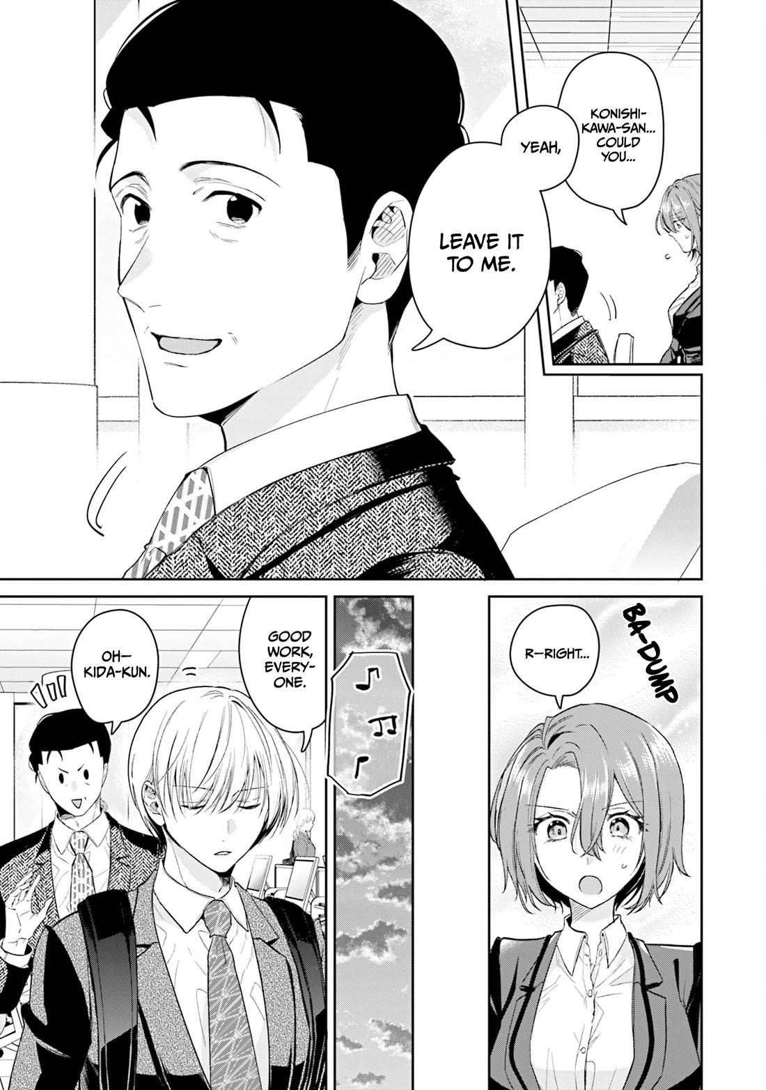 Misato-san is a Bit Cold Towards Her Boss Who Pampers chapter 35 page 7