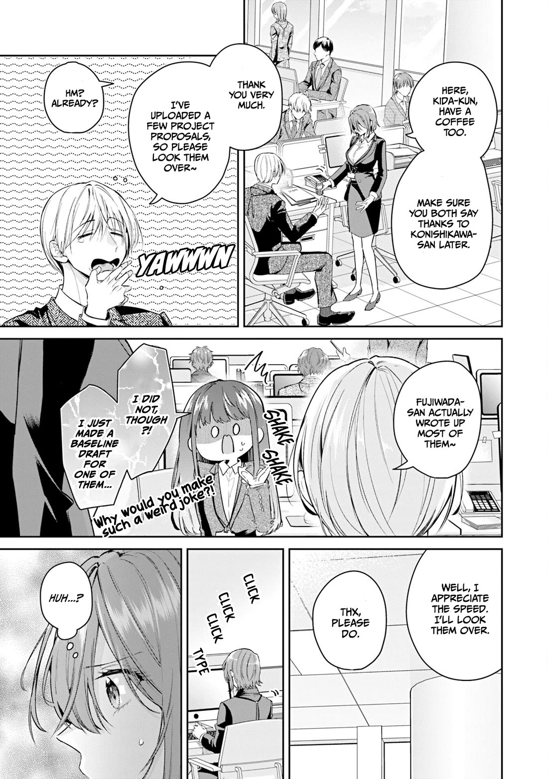 Misato-san is a Bit Cold Towards Her Boss Who Pampers chapter 37 page 11